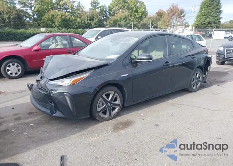 2019 Toyota Prius Xle z USA, uszkodzony, nr VIN JTDKARFU8K3095476